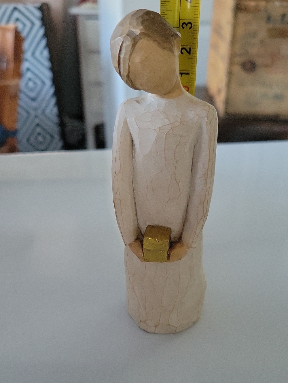 Willow Tree Cream Figurine with Gold Gift Accent